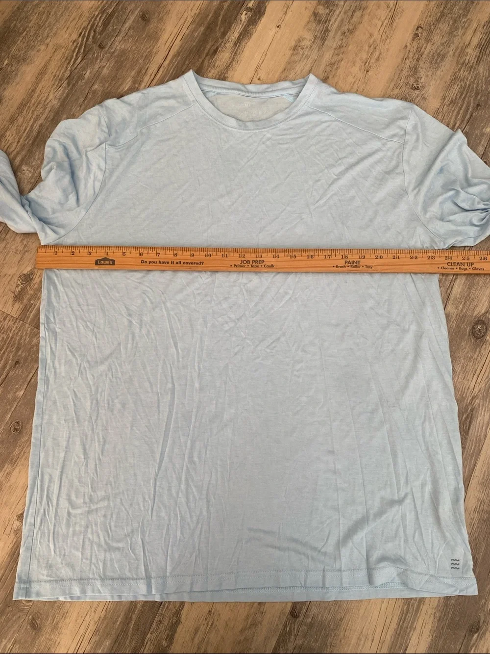 Free Fly Bamboo Shade Crew L/S T-Shirt Pale Blue size 3XL
